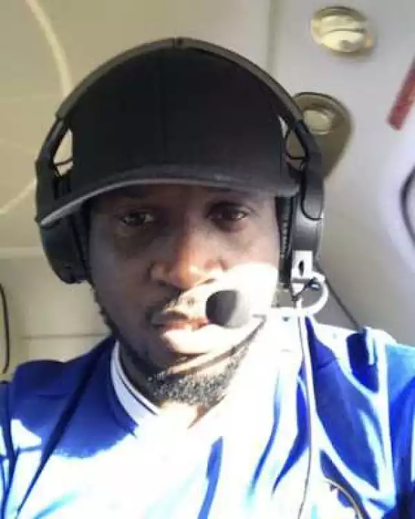 Peter Okoye Flies Helicopter To Watch Westbrom Vs Chelsea Match (Photos, Watch Video)